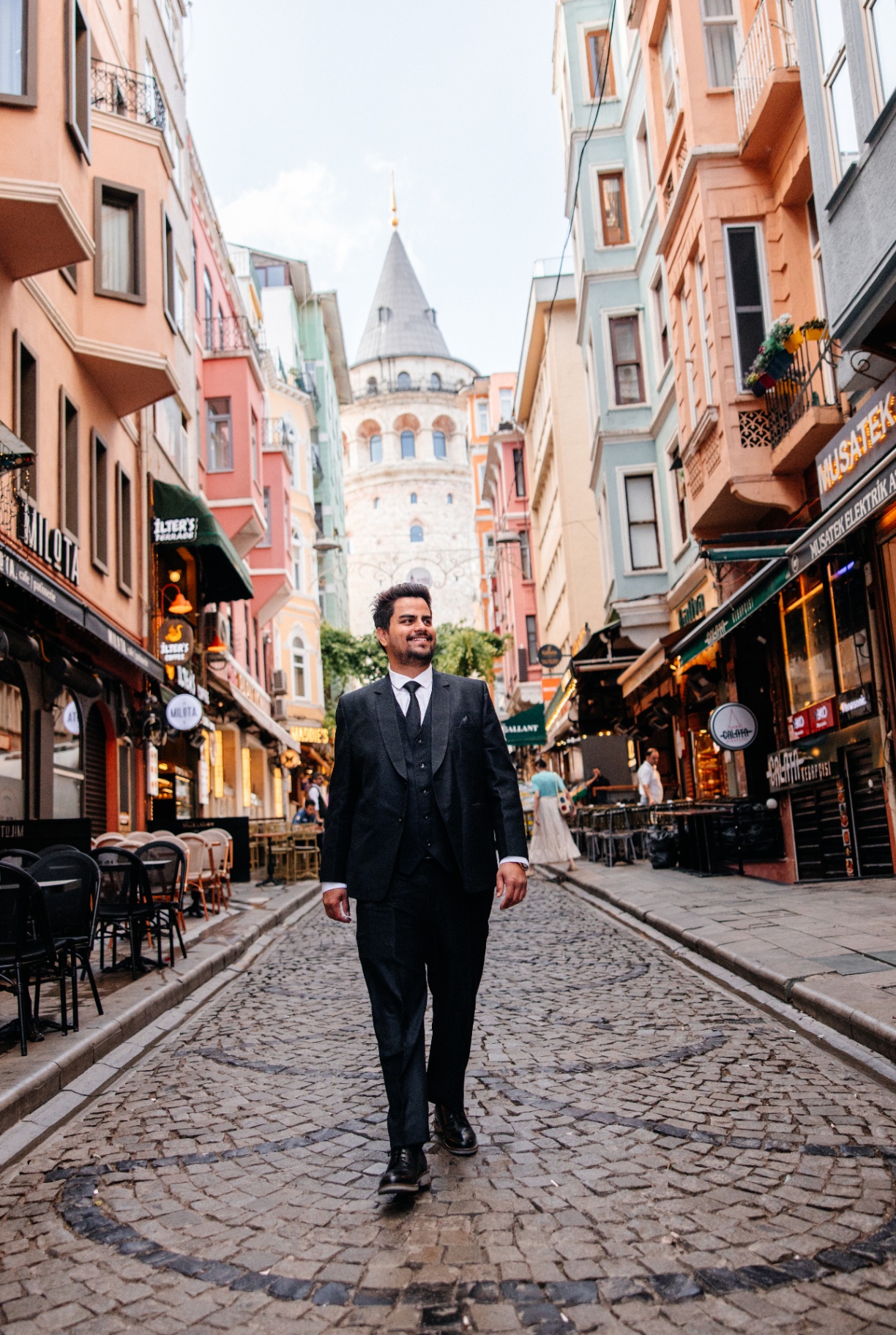 Ritesh walking in Istanbul