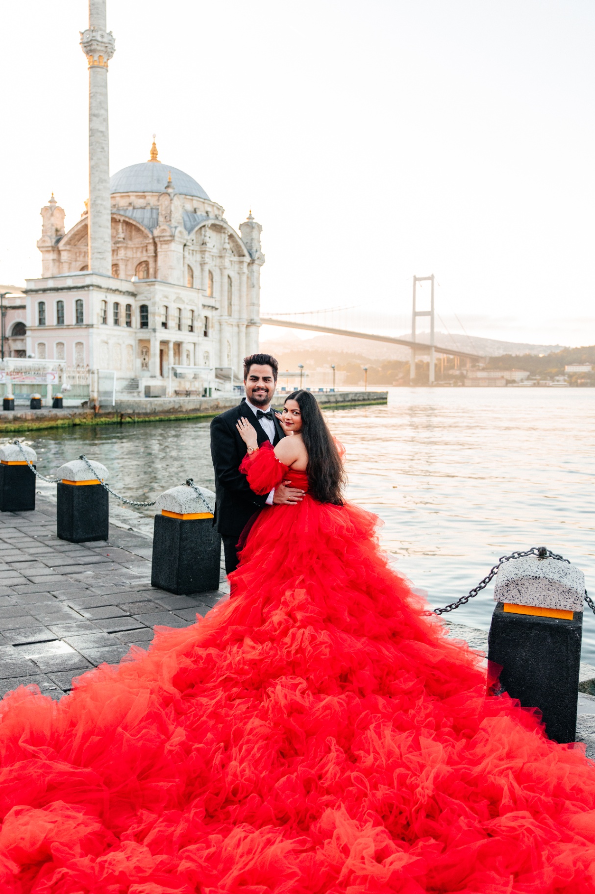 Ritesh & Jyoti at the Bosphorus